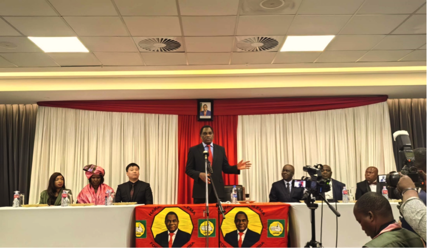 中礦資源總裁助理王治偉受邀 出席贊比亞總統晚宴