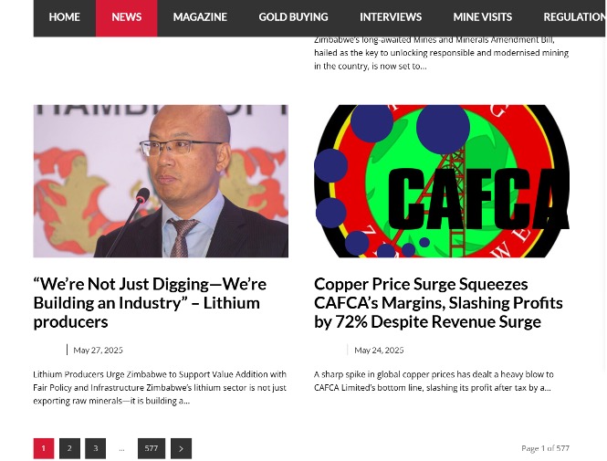 中礦資源比基塔礦業總經理宮學東受邀參加 2025年津巴布韋礦業商會年度礦業會議